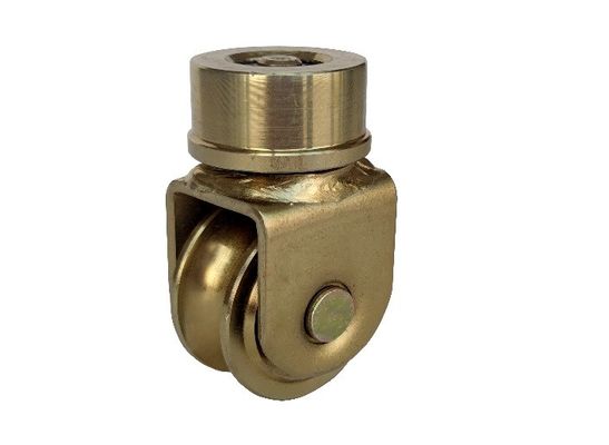 76.2mm 3 &quot;Sürgülü Kapı Tekerleği U Oluk 360 Derece Dönen Üniversal Rulmanlı