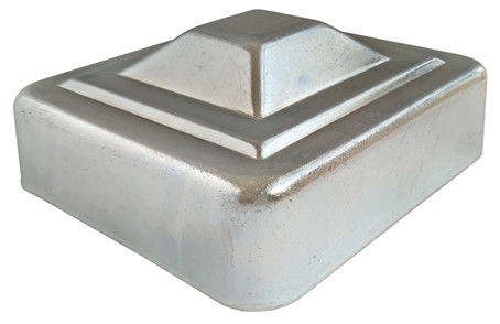 3 İnç 100mm Galvanizli Kare Direk Kapağı