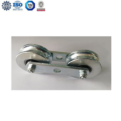 Muz Çiftliği İçin Zincirli ISO9001 Galvanizli Muz Teleferik Makaralı Araba Kasnağı