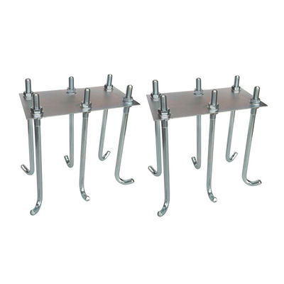 60x60mm Küçük Konsol Kapı Tekerleği Zn Konsol Kapı Arabası 5 Tekerlek 8 Orta Tekerlek