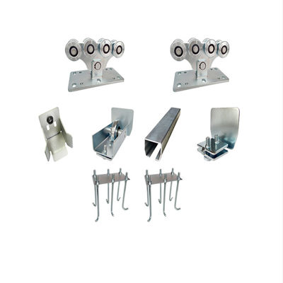 60x60mm Küçük Konsol Kapı Tekerleği Zn Konsol Kapı Arabası 5 Tekerlek 8 Orta Tekerlek