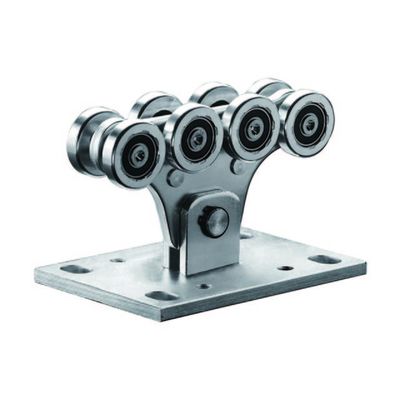 48mm silindirler galvanizli çelik orta sürgülü konsol kapısı taşıma tekerleği
