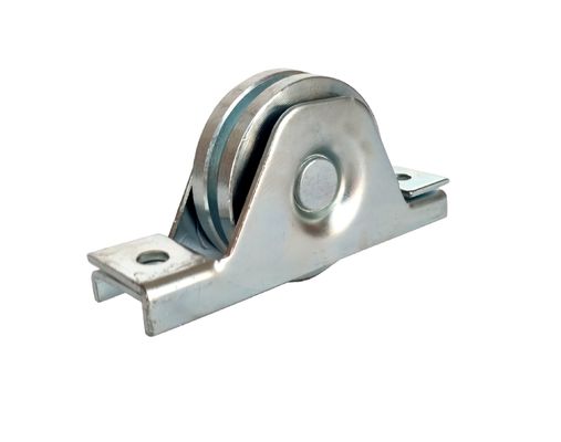 sürgülü kapı donanım tekerlekleri 4 ''101,6mm çelik V oluklu kapı alt tekerlekleri 6202 rulman ile