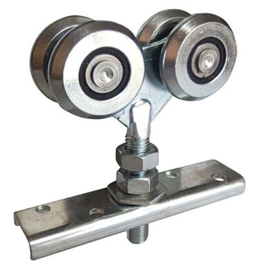Gümüş Dört Silindirli Slayt Asma Kapı Silindirleri 44mm Forge Merkez Plakalı