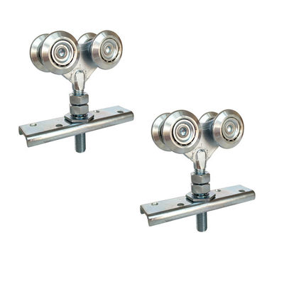 38mm Duş Ahır Kapı Makaralı Tekerlekler Çelik Bilyeli Dört Demir Metal
