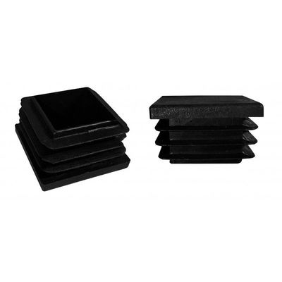 4x4&quot; 2 In. X 2 In. Siyah Plastik Kare Direk Kapağı 4&quot; 2&quot; Alüminyum Çit Direk Kapakları