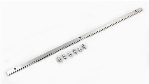 otomatik Kayar Kapı Rafı 30mm x 12mm Kapı motoru rafı için Galvanizli çelik raf