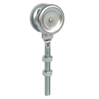 GL49A Çelik Asma Kapı Makaralı Ray, Rulman Raylı Raylı 2 Tekerlekli Rulo 55mm