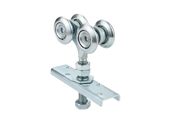 Forge Merkezi Plakalı Q235 Çelik Galvanizli Asılı Kapı Silindiri Takımı