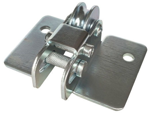 Forge Merkezi Plakalı Q235 Çelik Galvanizli Asılı Kapı Silindiri Takımı