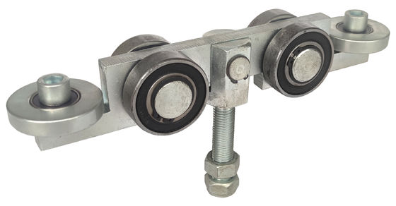 Forge Merkezi Plakalı Q235 Çelik Galvanizli Asılı Kapı Silindiri Takımı