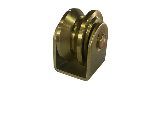 43mm 58mm 60mm Sürgülü Kapı Tekerleği Ağır Hizmet Tipi Çift Rulmanlar Y Oluğu Dış