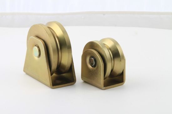 43mm 58mm 60mm Sürgülü Kapı Tekerleği Ağır Hizmet Tipi Çift Rulmanlar Y Oluğu Dış