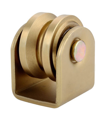 43mm 58mm 60mm Sürgülü Kapı Tekerleği Ağır Hizmet Tipi Çift Rulmanlar Y Oluğu Dış