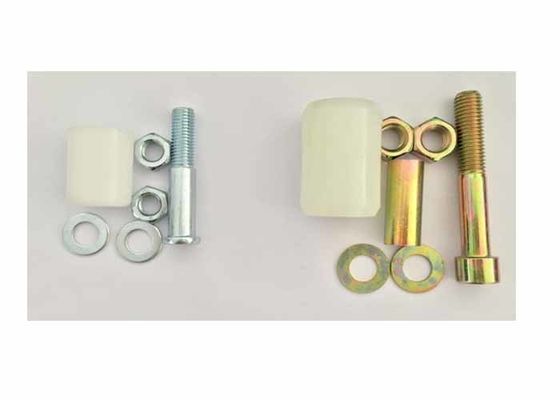 Braketli 30mm Kayar Kapı Kılavuz Silindirleri Haddeleme Naylon Konsol Kapı Silindirleri Donanım
