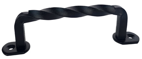 Siyah Ahır Kapısı Donanım Çelik 6 1/5 '' Büküm Ahır Kapı Kolları ve Çeker