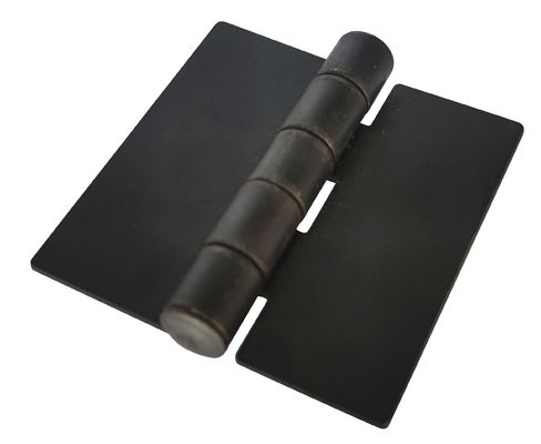 4&quot; X 4&quot; Siyah Kelebek Kapı Menteşe Donanımı Kaynaklanabilir Çelik Ağır Hizmet Çifti