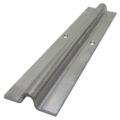 R8 R10 Oluk Galvanizli Çelik Sürgülü Kapı Parça Donanım Ray Yuvarlak Bar Kapısı Parça 3.5mm Kalın