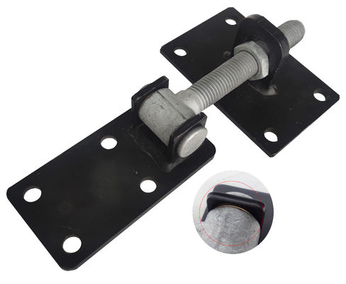 M24x100mm Galvanizli Çelik Kapı Menteşesi Ağır Ahşap Kapılar İçin Plakalı Braketler
