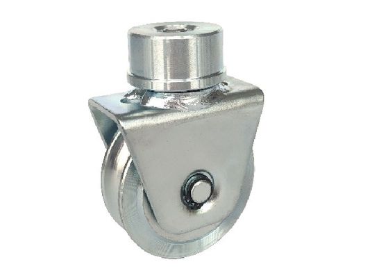 76.2mm 3 &quot;Sürgülü Kapı Tekerleği U Oluk 360 Derece Dönen Üniversal Rulmanlı
