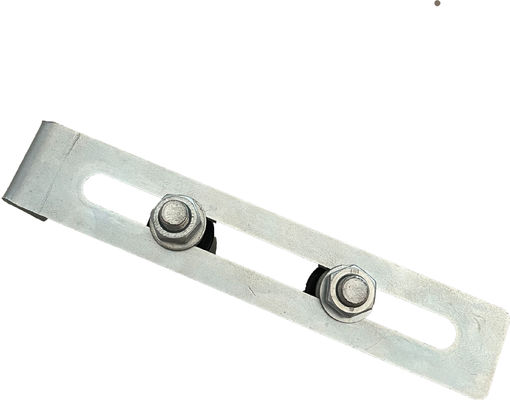 Ayarlanabilir Kayar Kapı Üst Kılavuz Braketi 40x30 Naylon Silindirler Beyaz Çinko