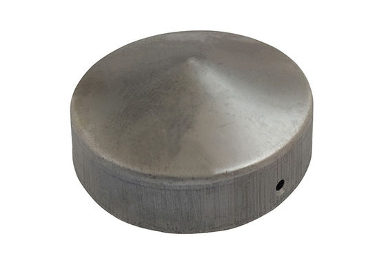Dekoratif 90mm 6 İnç Yuvarlak Çit Sonrası Kapakları 2.75&quot; Metal
