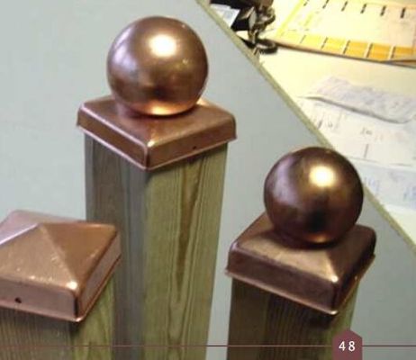 2 inç 2.5 &quot;3 1/2&quot; Demir Piramit Çit Sonrası Kapakları 6x6 7x7 4x4 5x5 8 X 8 Delikli