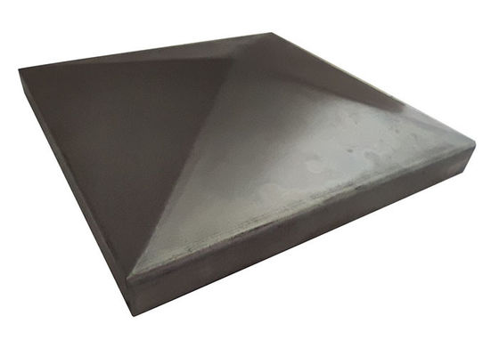 Demir 1&quot; 1 2&quot; 3&quot; Kare Çit Direk Kapakları 100 X 100mm 115mm 120mm Deliksiz