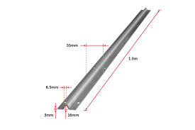 60mm V U Oluk Kapı Rayları Kapı Arkası İçin Kayar Kapı Asılı Ray