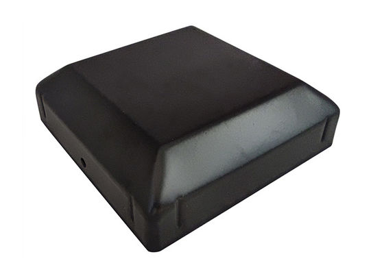 6 inç 5 &quot;2 3/8&quot; Güverteler için Yuvarlak Post Caps Galvanizli Amerikan Tarzı Çelik Post Cap ile Siyah