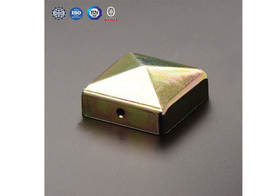 1.5 İnç 2 1/2 İnç 1 1/2&quot; Kare Metal Direk Kapakları 5 X 5 3 X 3 4 X 4 Boyunlu