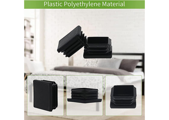 Dikdörtgen Çit Direk Kapakları 75mm X 75mm 200x200 4x4 Siyah Plastik Naylon