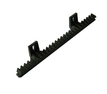 Çelik Çubuk Raf ve Pinyon Sürgülü Kapı Açıcı 34cm 2 Pabuç Siyah Naylon M4 Dahili