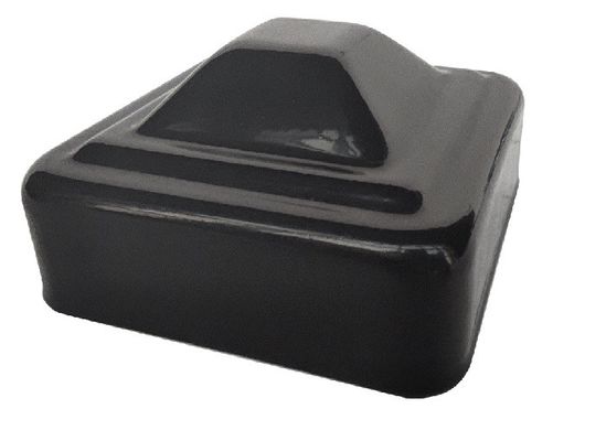 2'' 3&quot; 4&quot; Kare Çit Direk Kapakları 115mm 135mm 150mm Toz Boyalı Siyah Anti-Uv