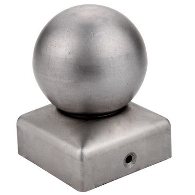 Küresel Çelik Ahşap Top Çit Direk Kapakları Galvanizli 100 X 100 10cm X 10cm