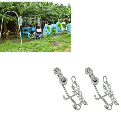 Zincirli Metal Muz Teleferik Rulo Gümüş Çinko