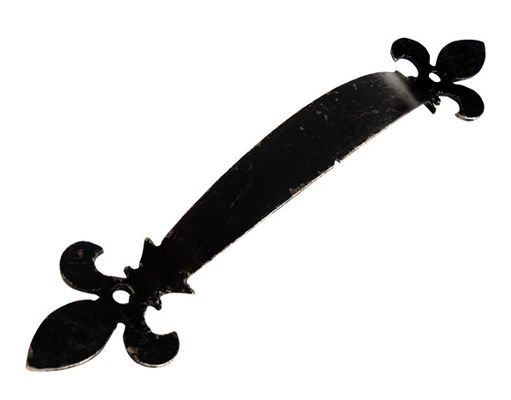 Siyah Çelik Kapı Dekoratif Kolu Çekme 180mm 7 &quot;Kapı Veya Kapı İçin