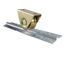 V Oluk Asma Kapı Rayları Gümüş Galvaniz Ayarlanabilir 2.9m 5.8m