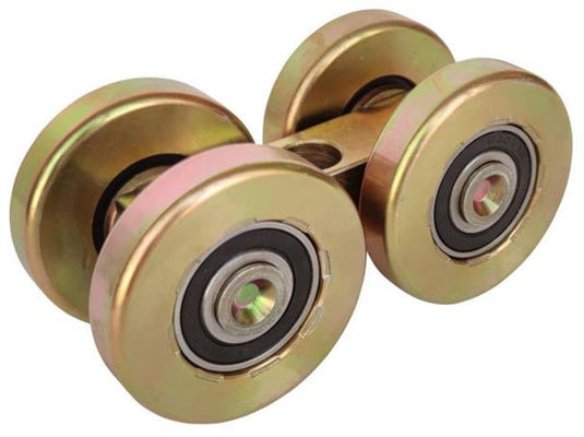 Bir Merkezi Delik Bloğu ile 48mm Çelik Sarı Çinko Katlanır Kapı Silindiri