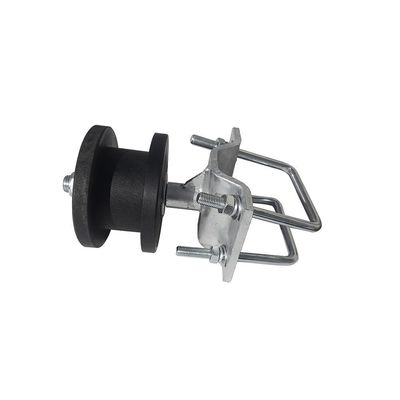 4 &quot;Yuvarlak Kapı Premium Naylon Konsol Merdane Galvanizli