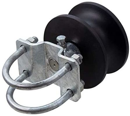 4 &quot;Yuvarlak Kapı Premium Naylon Konsol Merdane Galvanizli