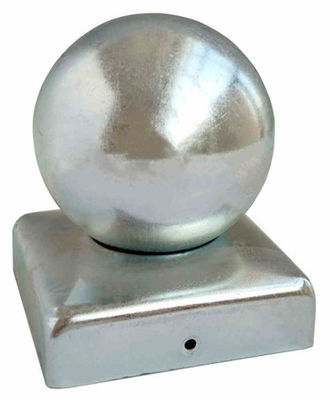 Beyaz Galvanizli Çelik Yuvarlak Top Çit Post Caps 40, 50, 60, 70, 80, 100mm