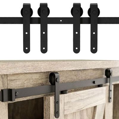 5Ft Mini Tekli Ahır Kapısı Donanım Kiti Klasik Kayış J Şekli Askı