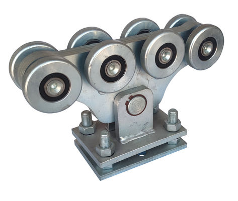 8 Silindirli Orta Konsol Kapı Tekerleği Ayarlanabilir 68mm Beyaz Çinko