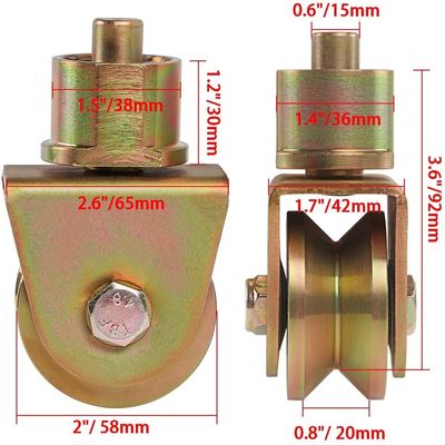 50 - 160mm Pirinç Kapı Silindiri Beyaz Çinko Altın Çinko