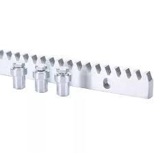 Beyaz Çinko Çelikten Yapılmış Galvanizli Naylon Jet Standı 1M 2M